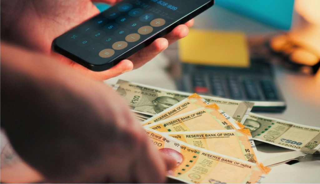 Fiduciary financial mandate wealth planning with Indian currency and calculator